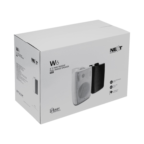 Next Audiocom - W6 black (pair)