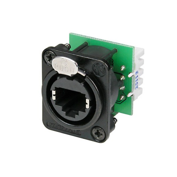 Neutrik - NE8FDV-YK-B Ethercon Panelmount receptacle RJ45