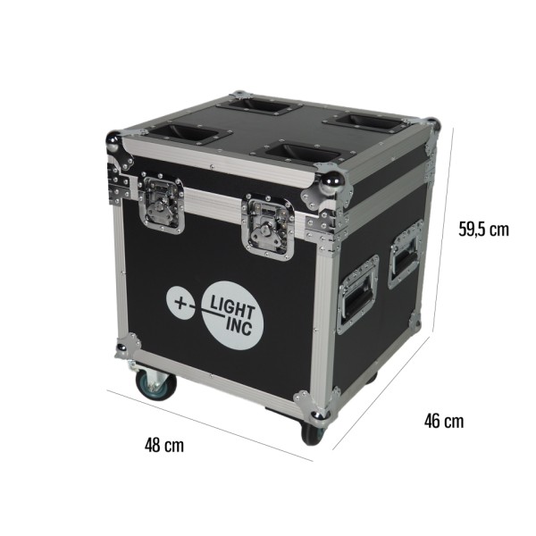 Light-Inc - Flightcase voor 4 fixtures