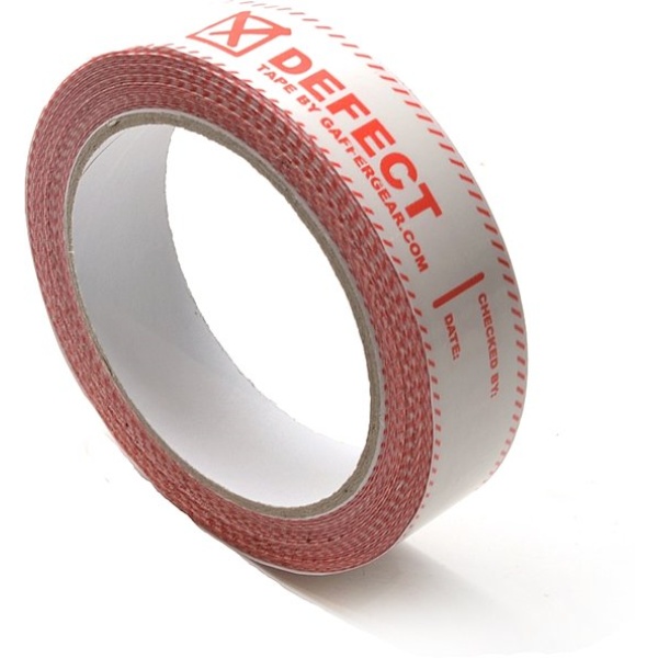 GafferGear - PVC Defect tape 25mm x 66 mtr
