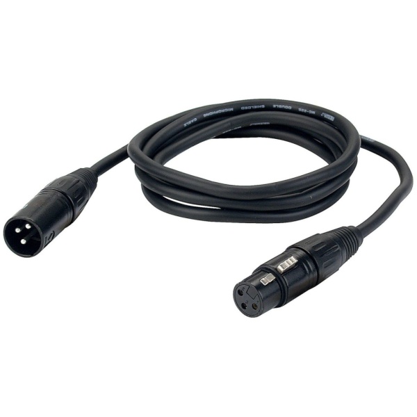 DAP - Microfoonkabel 0.75 m XLR zwart