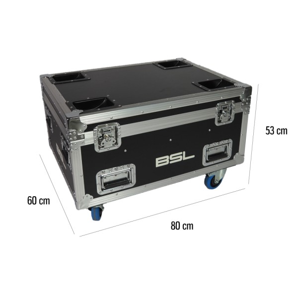 BSL - Ares flightcase for 8 pcs