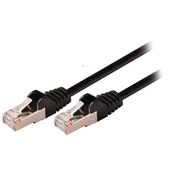 Valueline CAT5e SF/UTP Netwerkkabel RJ45 (8/8) Male - RJ45 (8/8) Male 1.00 m Zwart