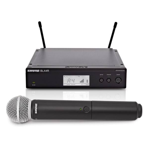 Handheld Wireless System (Rack Mount Version) Includes: 1 x BLX2/BETA58A Handheld Transmitter, 1 x B