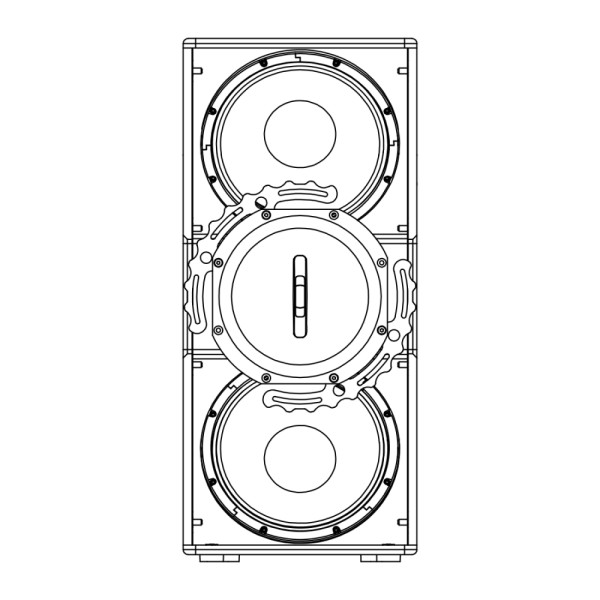 Active 3-way Point-Source SpeakerB&C Custom 2x12" + Coaxial Ring Radiator Driver80°x45° Rotatable, 1920W Class-D w/ 96kHz DSP, ethernet controlled via Software X-NET