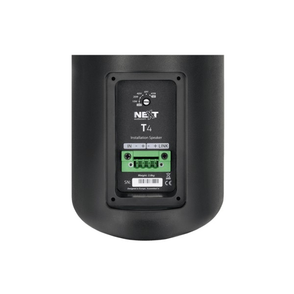 IP65 4" Passive Speaker, Black (Pair)