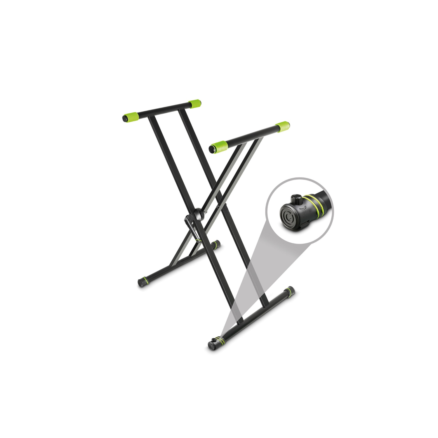 Gravity KSX 2 RD SET 1 - Keyboard stand X-Form double and support table Set 1