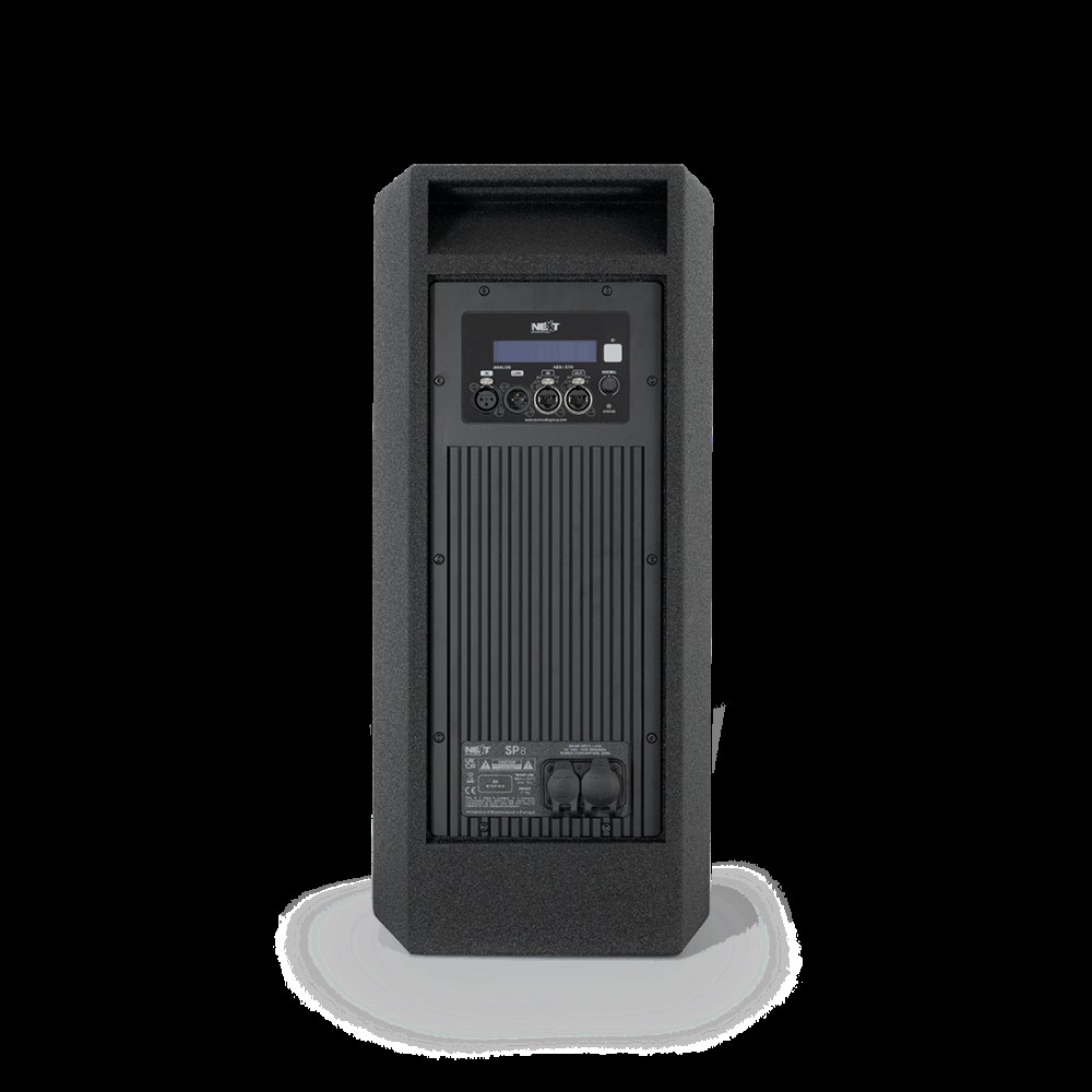 Active 2-way Point-Source SpeakerB&C Custom 2x8" + 1x1.4",80°x45° Rotatable, 1750W Class-D w/ 96kHz DSP, ethernet controlled via Software X-NET